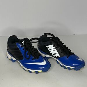 Nike Vapor Shark Football Cleats Blue and Black | Youth Size 1
